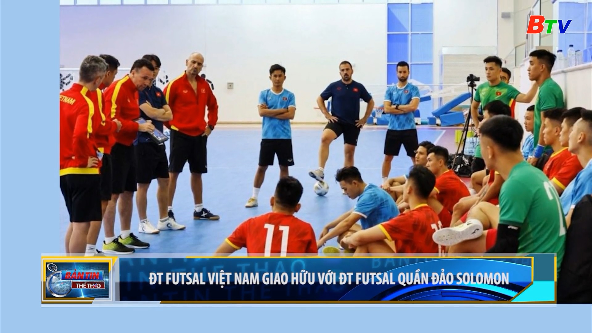 Đội tuyển Futsal Việt Nam giao hữu với ĐT Futsal quần đảo Soloman